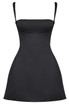 A Line Bustier Dress Black