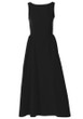 A Line Midi Dress Black