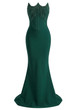 Strapless Embellished Corset Maxi Dress Green