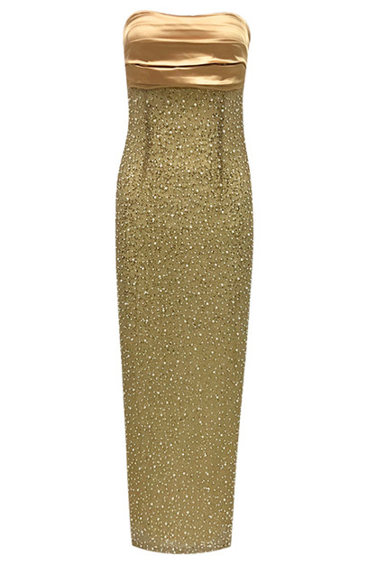 gold sequin pencil dress Amazon.com: Women Bodycon Dress Sparkly Pencil Dress Shimmer Cocktail Christmas Disco Date Night Party Dress Plus Size Gold 2XL : Clothing, Shoes & Jewelry