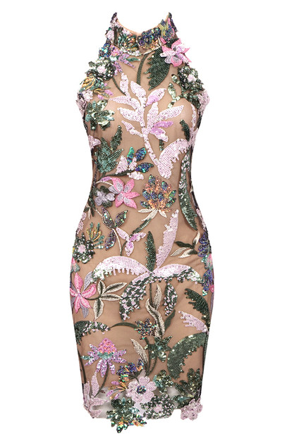 green emerald velvet dress Alessia Sequin Gown | Green