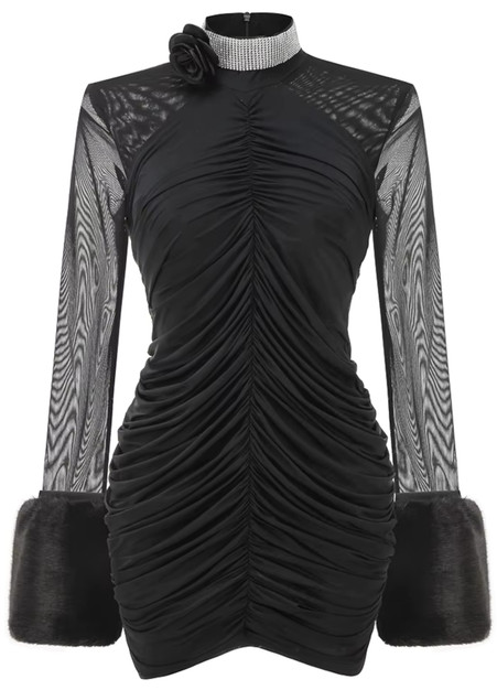 chinese dress ladies Amazon.com: DAPAIYIN Women Feather Fur Mini Dress Long Sleeve Crew Neck  Faux Fur Trim Slim Fit Dress Party Club Cocktail (A-Black, S) : Clothing,  Shoes & Jewelry