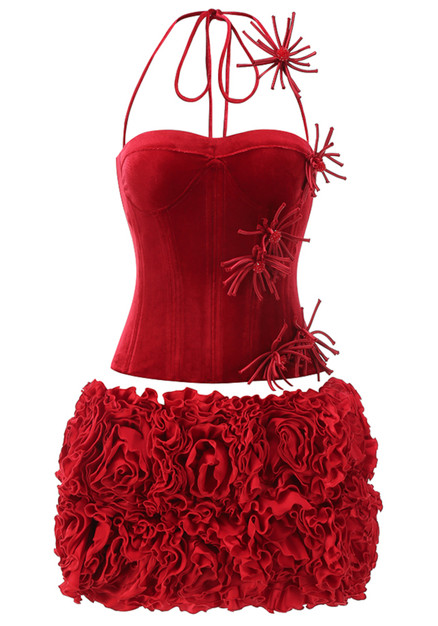 トップス eaphi MULTI WAY FRILL BUSTIER MULTI WAY FRILL BUSTIER