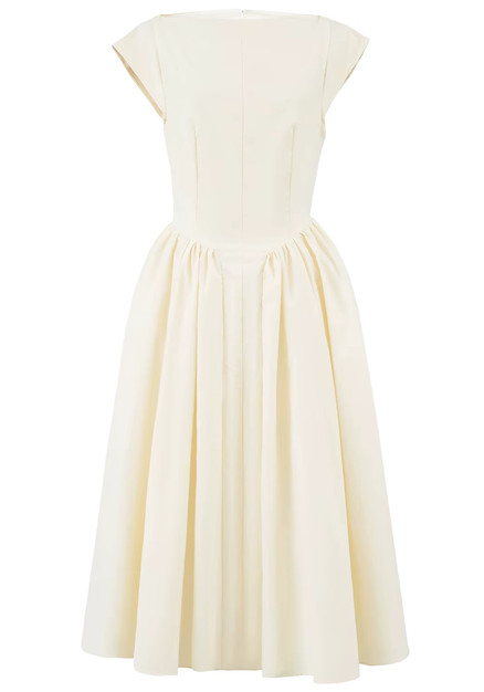 high neck long sleeve mini dress in ivory Sheath V-Neck Long Sleeves Short Mini Tulle Little White Wedding Dress, Diamond White / Size 0