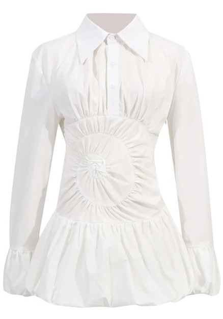 Long Sleeve Shirt Dress White - Luxe Shirt Dresses and Luxe Party Dresses Long Sleeve Shirt Dress White - Luxe Shirt Dresses and Luxe Party Dresses