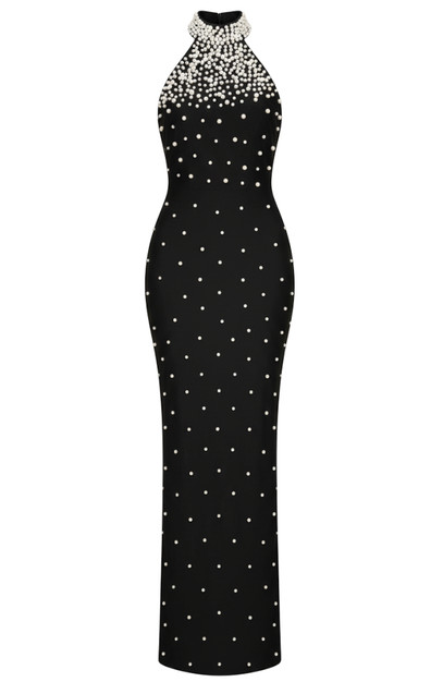 約5.3万円 タグ付 Arobe Pearl Frill Dress BLACK Pearl Glow Mesh Ruffle Mini Dress | Windsor