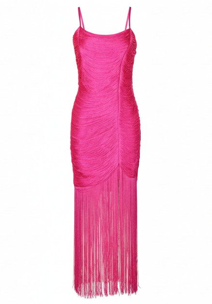 hot pink tassel dress Amazon.com: Tinsel Fringe Dress