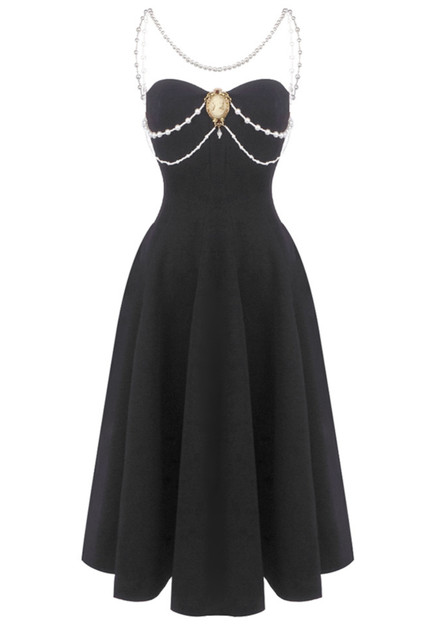 princess polly baby blue dress Juniors Black 1/2 Sheer Club Style Dress main image 1