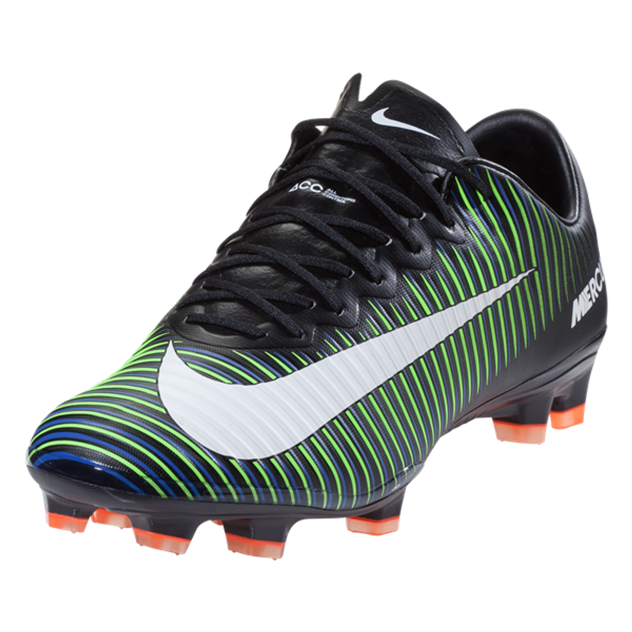 nike hypervenom blue and green