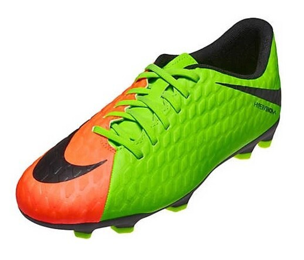 Nike Jr. Hypervenom Phade III FG - Electric Green/Hyper Orange- SD (060220)  - ohp soccer