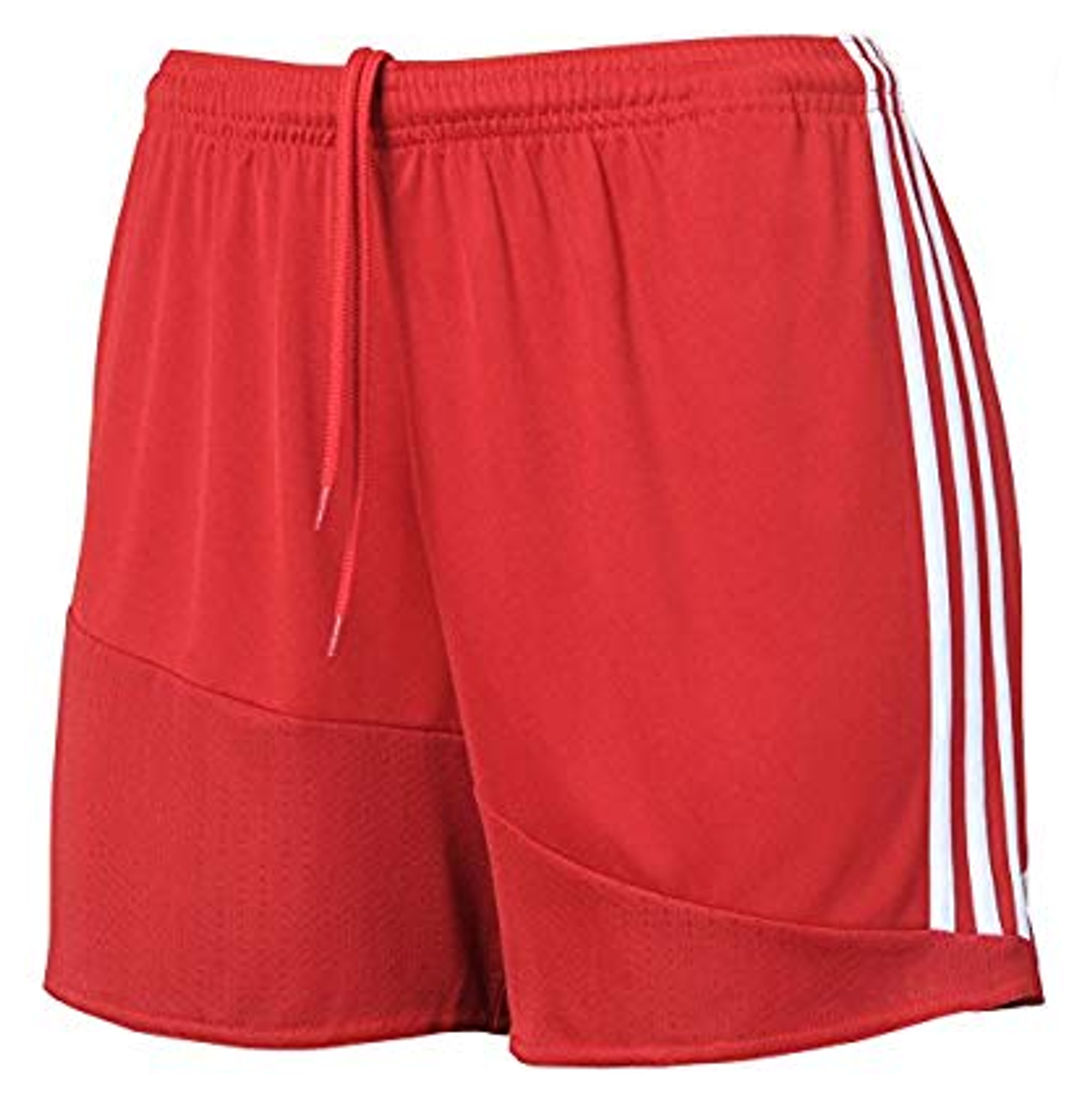 red adidas shorts womens