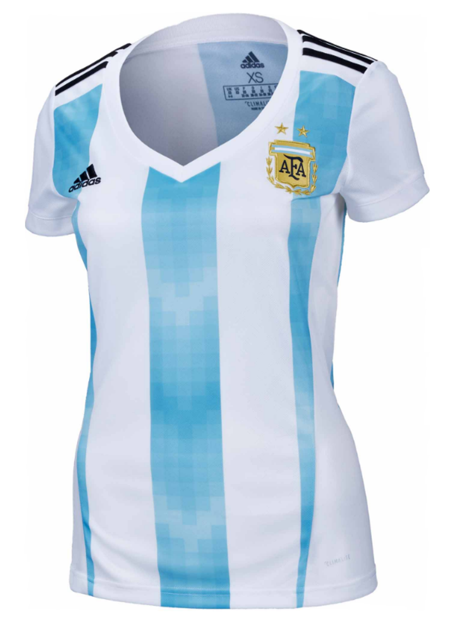 argentina women's soccer jersey