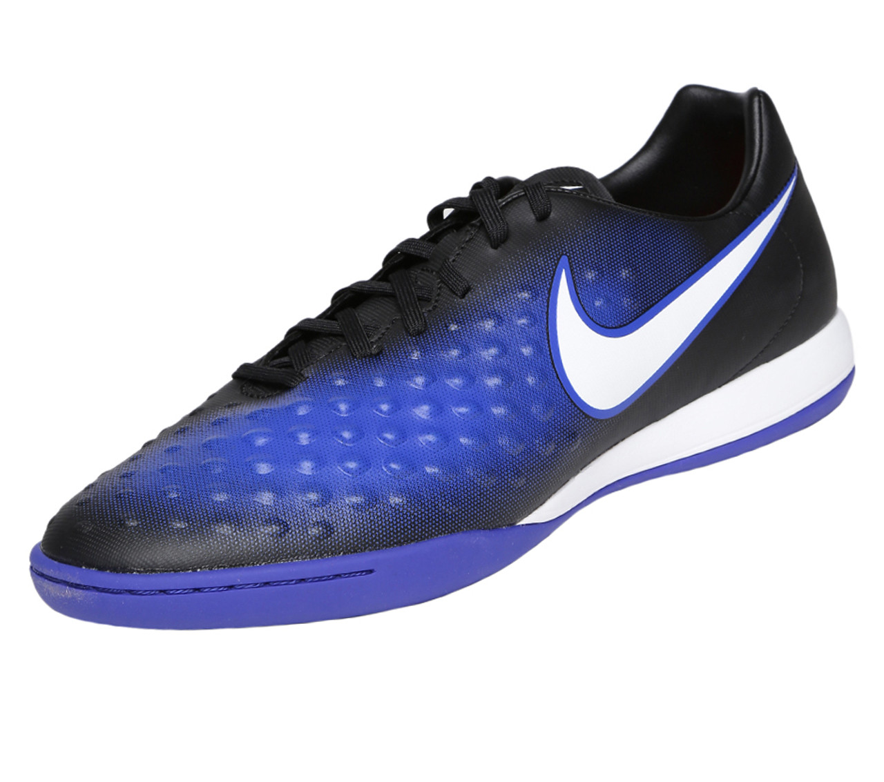 Nike MagistaX Onda II IC - Black/White/Paramount Blue SD (050720) - ohp  soccer