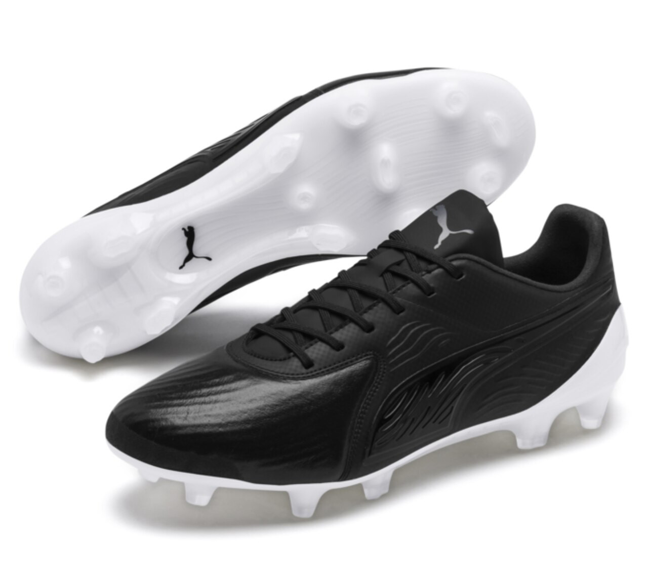 Puma One 19.1 CC FG - Puma Black/White 