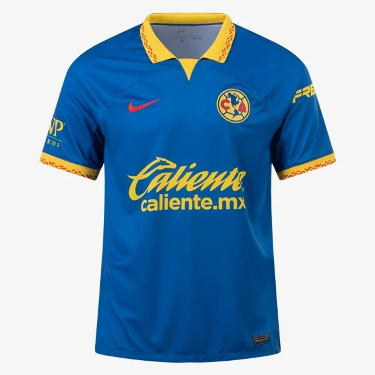 Nike Club America Authentic Match Home Jersey 23/24 (Lemon Chiffon/Blue Jay) Size XXL