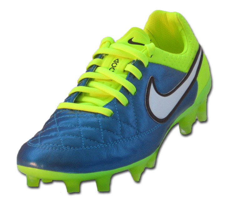 nike tiempo legend v blue and yellow