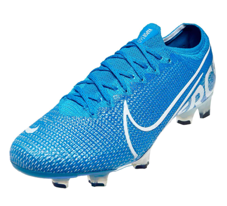 Nike Mercurial Vapor 13 Elite FG Soccer Cleat - Blue/White/Obsidian SD (110721)