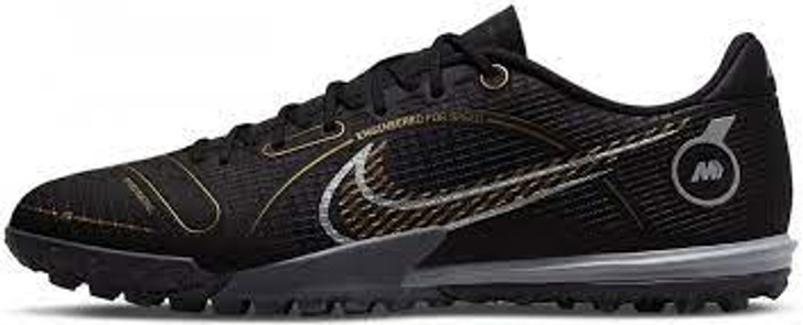 Nike Mercurial Vapor 14 Academy TF - Black/Gold (041323)