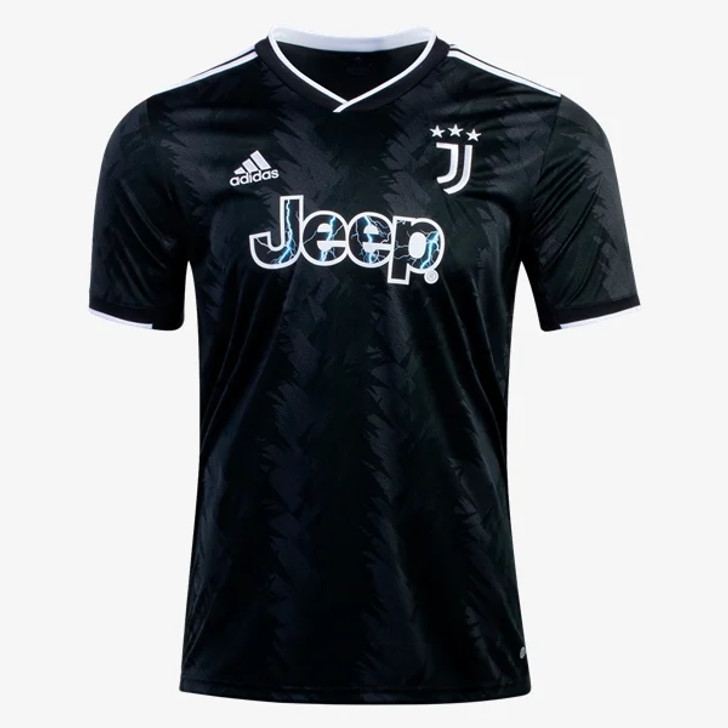 Adidas Men's Juventus Replica 22/23 Away Jersey - Black/White (061722)