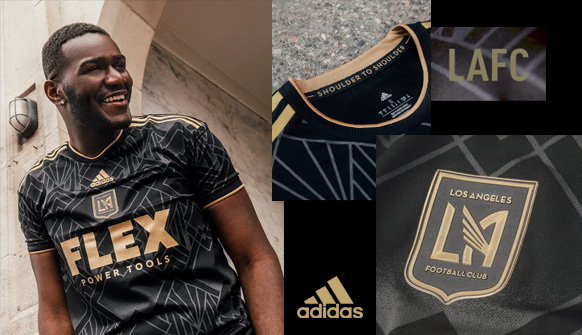 adidas 2021 LAFC Youth Home Jersey - Black-Gold