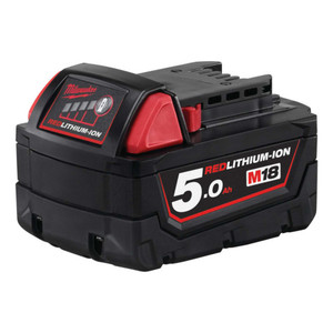 Milwaukee M18B5 18V 5.0Ah Redlithium-Ion Slide Battery