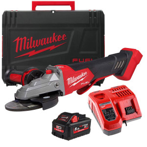 Milwaukee M18FSAGF125XPDB-502X 18 V FUEL 125 mm Angle Grinder Kit