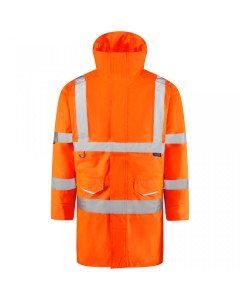 Leo Tawstock EcoViz 4K Baffle Lined Anorak Orange