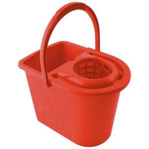 Plastic Mop Bucket with Wringer 15L
