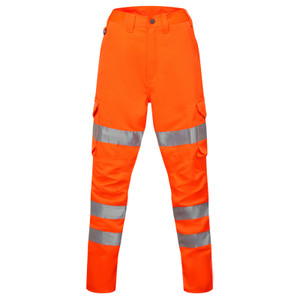 Leo Pennymoor Women's PolyCotton Cargo Trouser Orange