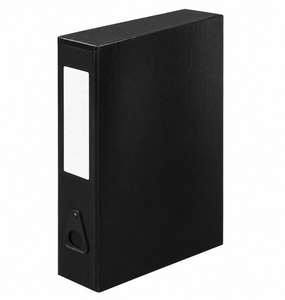 Black A4 Box File - Single