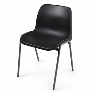 Black Plastic Stacking Chairs
