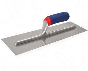 Flooring Trowel Stainless Steel Soft Grip Handle 16 x 4in