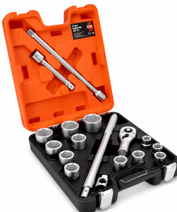 Bahco SLX17 3/4in Drive Socket Set, 17 Piece