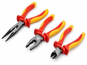 VDE Pliers Set with Pouch, 3 Piece