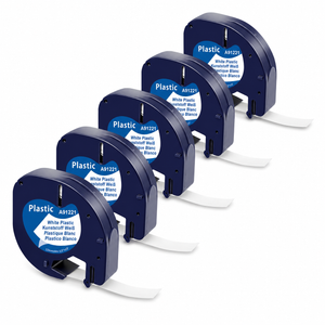 Dymo LetraTag LT-100H Label Tape (5/Pack)