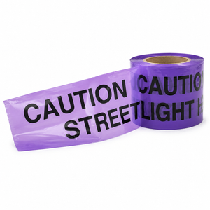 Underground Warning Tape - Street Lighting 