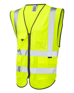 Leo Lynton EcoViz Superior Waistcoat Yellow