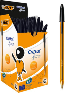 BIC Cristal Original Ballpoint Pen Pack of 50 - Black