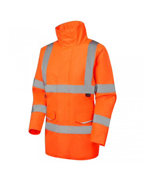 Cheristow Leo Ecoviz 4K Womens Baffle Lined Anorak Orange