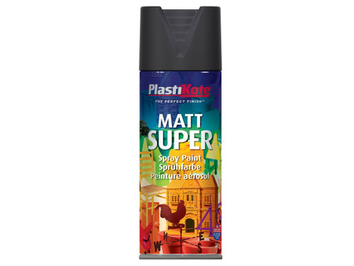 PlastiKote Super Spray 400ml Gloss White