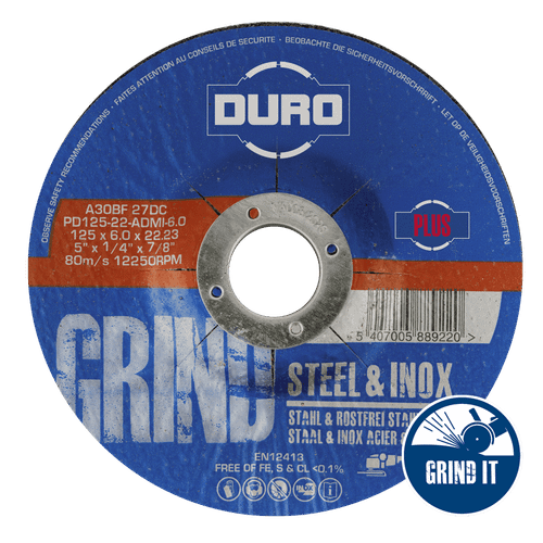 Metal Grinding Disc 100mm x 6.5 x 16mm
