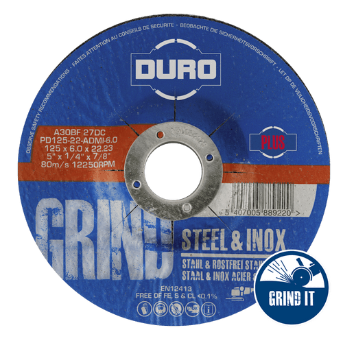 Metal Grinding Disc 230 x 6.4 x 22.23mm