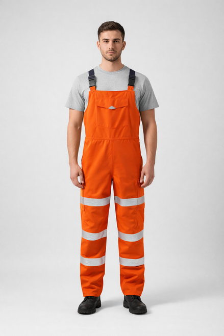 Leo Northam Performance Bib & Brace Orange