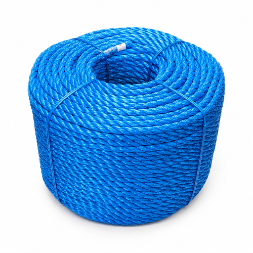 Blue Poly Rope 12mm x 220m on Plastic Reel