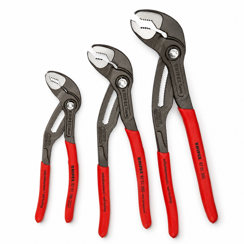 Knipex V02 Cobra Water Pump Pliers Set, 3 Piece