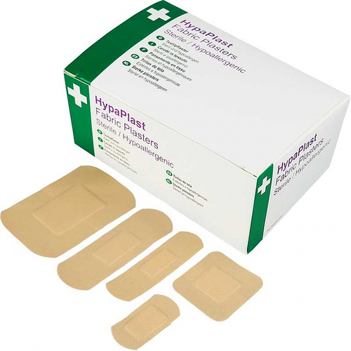 Assorted Fabric Plasters (Box 100)