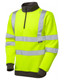 Leo Brynsworthy EcoViz 1/4 Zip Sweatshirt Yellow