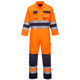 TX55 - Nantes Hi-Vis Contrast Work Coverall Orange