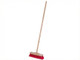 12" Red PVC Broom  
