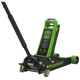 Low Profile Trolley Jack with Rocket Lift 4 Tonne - Green 